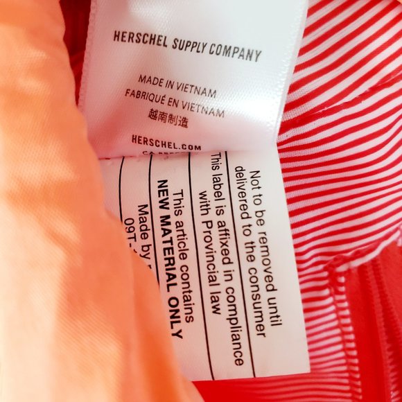 Herschel Supply Co.| Dawson Extra Small 13" Coral Peach Backpack Travel Bag - Picture 10 of 13